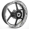 For Kawasaki Ninja Logo 400 250R 650 1000 17 inch Rim Wheel Stickers TA001 Whole Rim Decal.