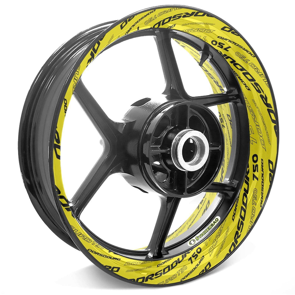 For Aprilia Dorsoduro 750 Logo SMV750 17 inch Rim Wheel Stickers TA001 Whole Rim Decal.