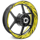 For Aprilia RSV Logo RSV1000R RSV Mille 17 inch Rim Wheel Stickers TA001 Whole Rim Decal.