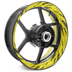 For Aprilia RSV Logo RSV1000R RSV Mille 17'' Rim Wheel Stickers TA001 Whole Rim Decal.