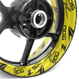 For Kawasaki Z900 Logo 17 inch Rim Wheel Stickers TA001 Whole Rim Decal.