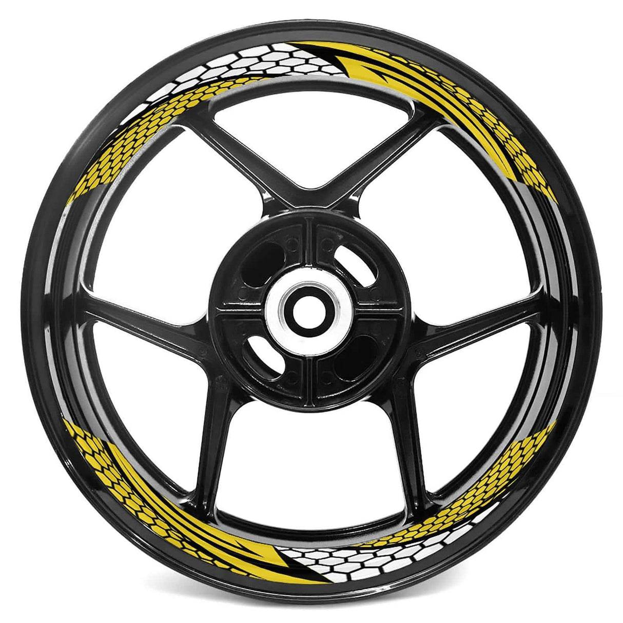17 inch Rim Wheel Stickers B01B Honeycomb Pattern Inner Rim Decal | For Honda CBF1000 CBF250 CBF600.