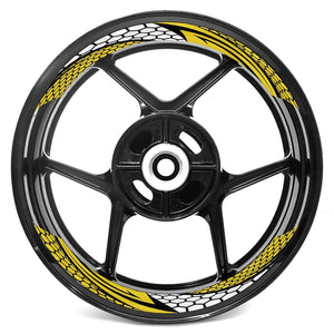 17'' Rim Wheel Stickers B01B Honeycomb Pattern Inner Rim Decal | For Honda CBF1000 CBF250 CBF600.