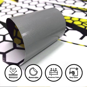17'' Rim Wheel Stickers B01B Honeycomb Pattern Inner Rim Decal | For Honda CBF1000 CBF250 CBF600.