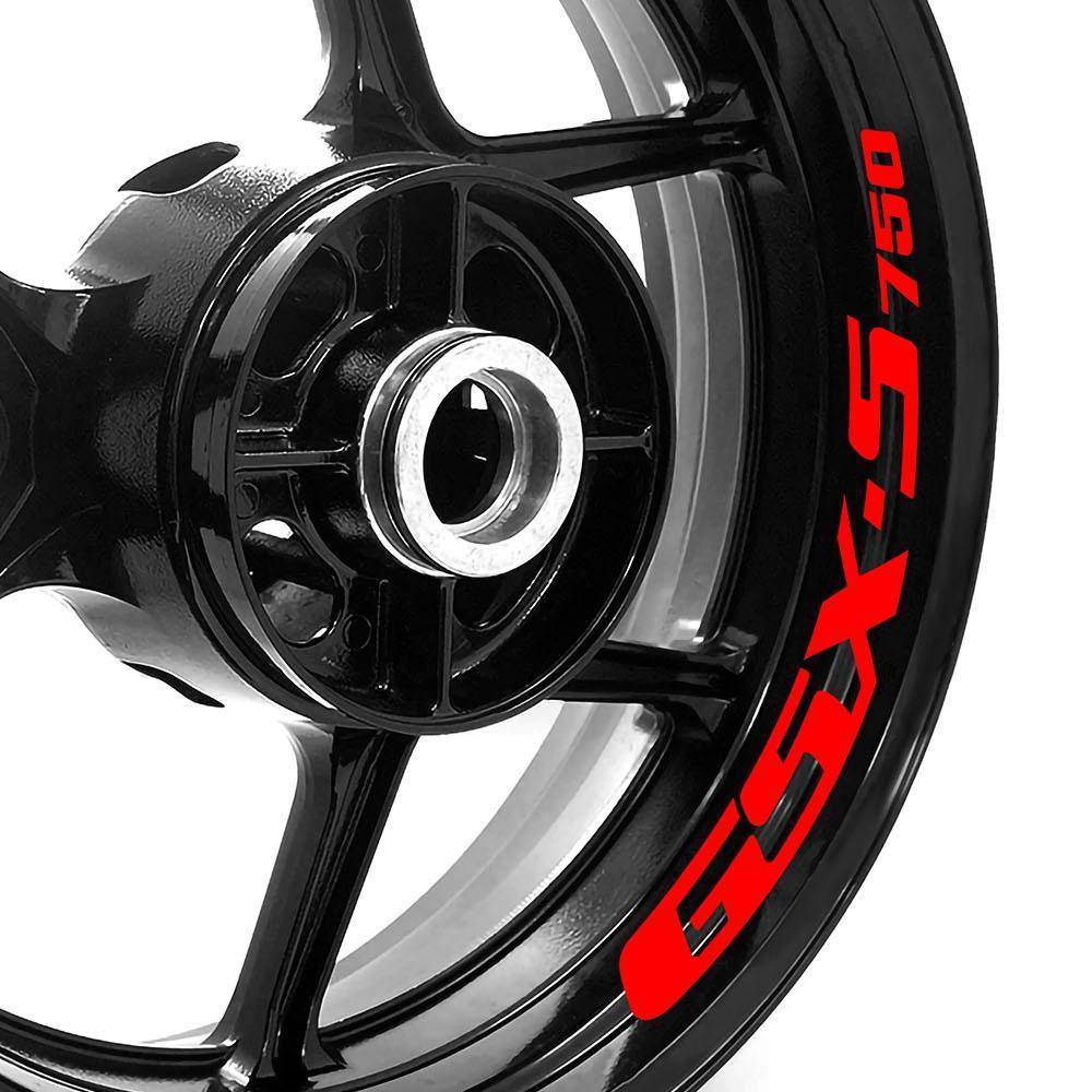 For Suzuki GSXS750 15-20 Logo 17 inch Rim Wheel Stickers WSSB Inner Rim Decal.