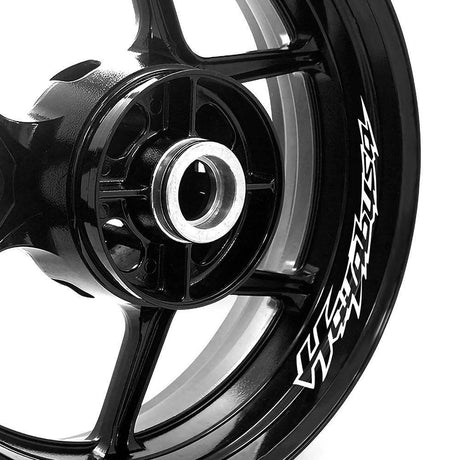 For Suzuki GSX1300R Hayabusa 16-22 Logo 17 inch Rim Wheel Stickers WSSB Inner Rim Decal.