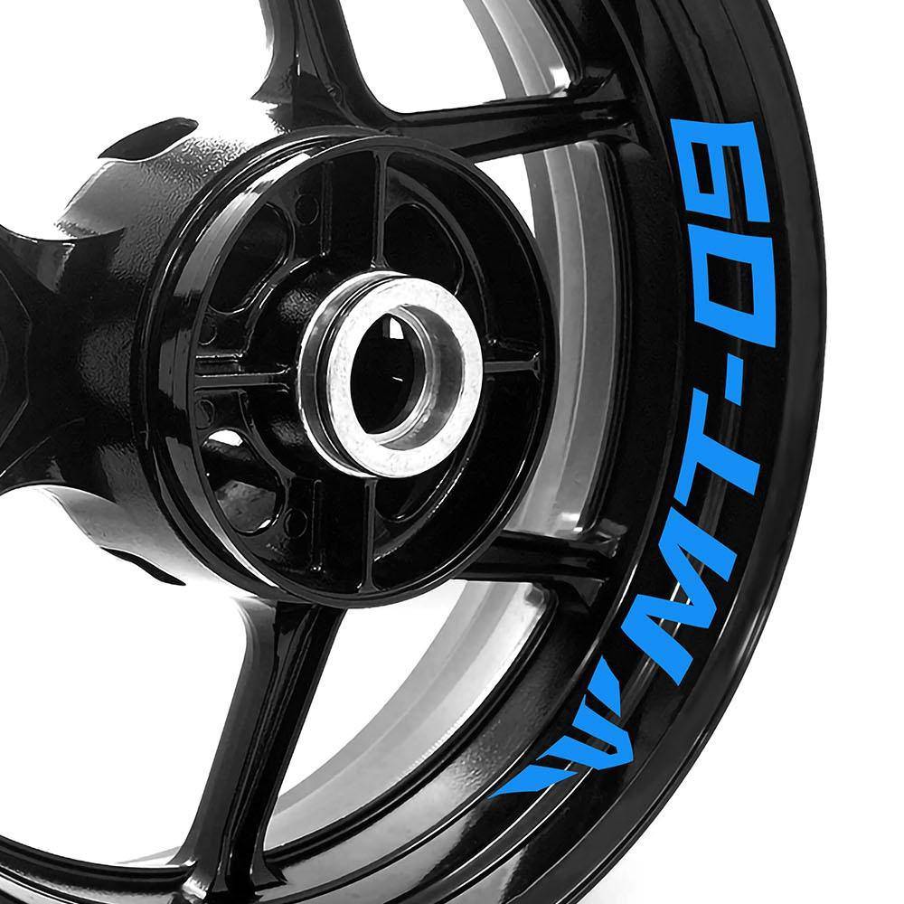 For Yamaha MT-09 18-21 Logo 17 inch Rim Wheel Stickers WSSB Inner Rim Decal.