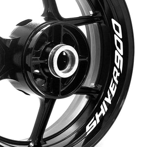 For Aprilia Shiver 900 17-19 Logo 17'' Rim Wheel Stickers WSSB Inner Rim Decal.