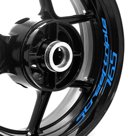 For Triumph Street Triple 765 R Logo 17 inch Rim Wheel Stickers WSSB Inner Rim Decal.