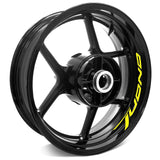 For Aprilia Tuono 1000 R 125 17-19 Logo 17 inch Rim Wheel Stickers WSSB Inner Rim Decal.