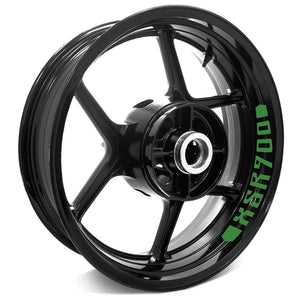 For Yamaha XSR 900 16-21 Logo 17'' Rim Wheel Stickers WSSB Inner Rim Decal.