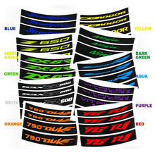 Load image into Gallery viewer, For Aprilia Shiver 900 17-19 Logo 17&#39;&#39; Rim Wheel Stickers WSSB Inner Rim Decal.
