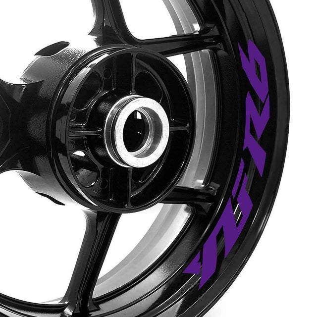 For Yamaha YZF R6 99-18 Logo 17 inch Rim Wheel Stickers WSSB Inner Rim Decal.