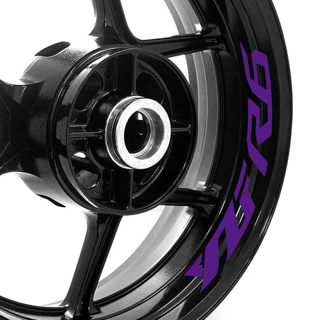 For Yamaha YZF R6 19-20 Logo 17 inch Rim Wheel Stickers WSSB Inner Rim Decal.